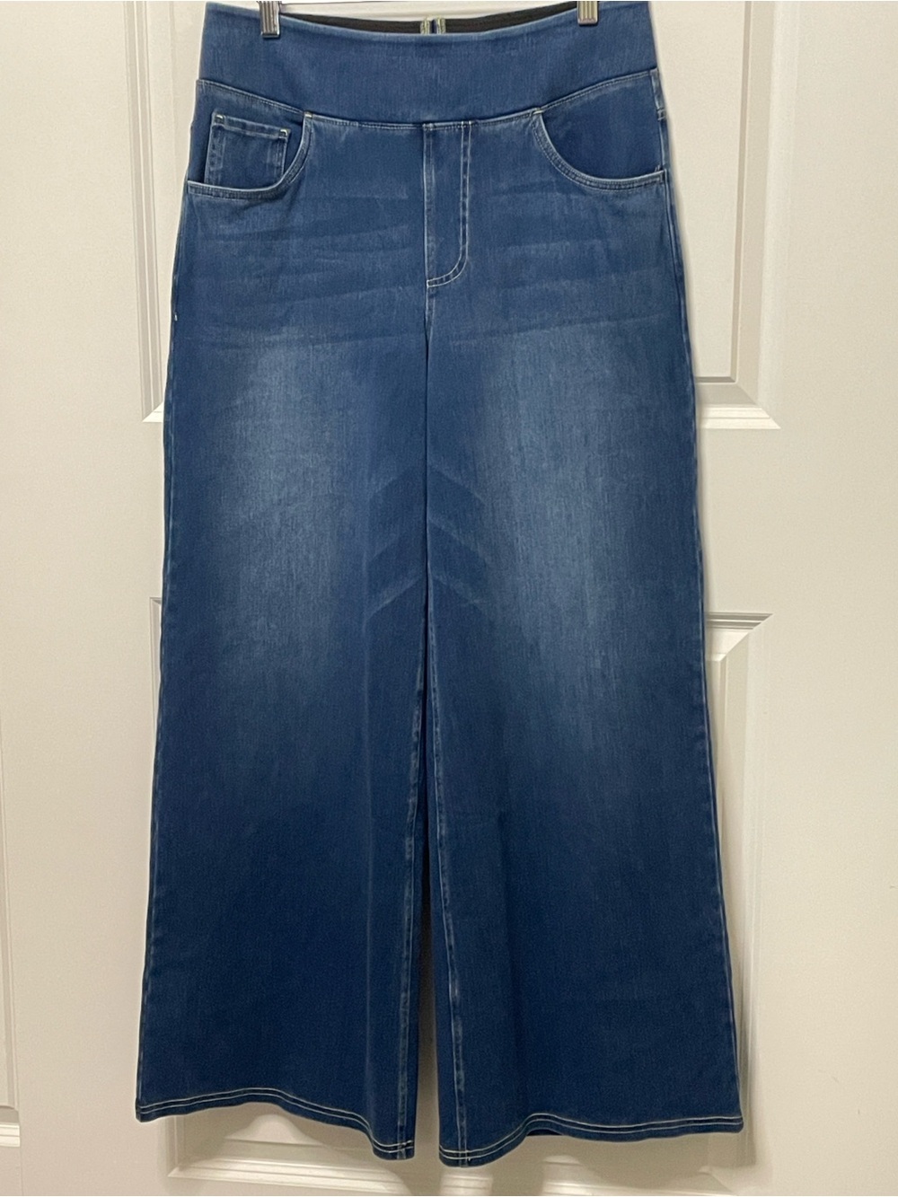 Halara Flex High Waisted Pocket Wide Leg Jeans Large